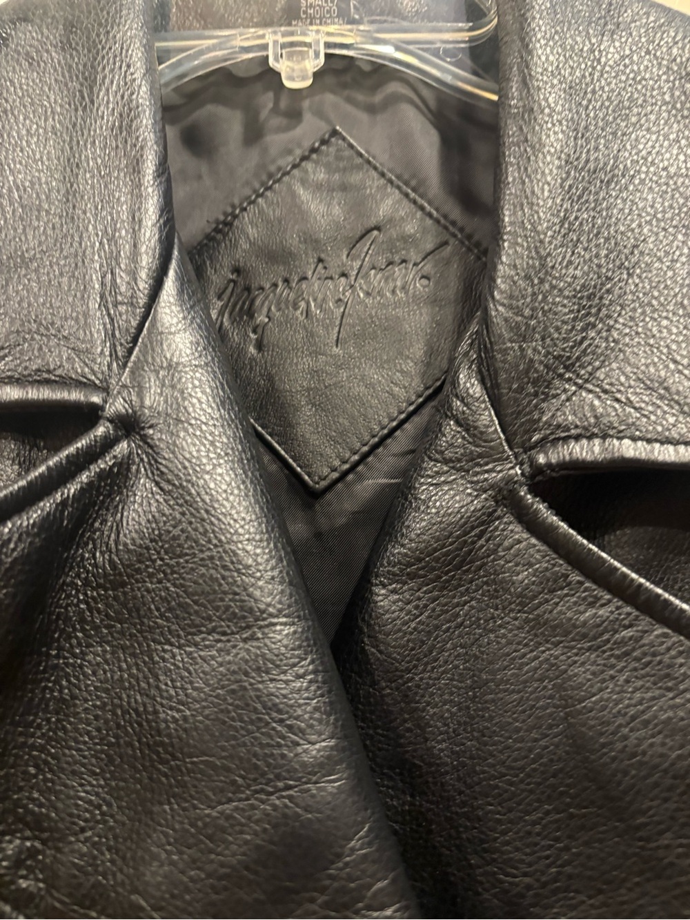 Jacqueline Ferrar Men’s Vintage Black Leather Jacket